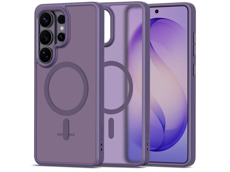 Tech-Protect Magmat MagSafe Case for Samsung Galaxy S26 Ultra - Purple Matte