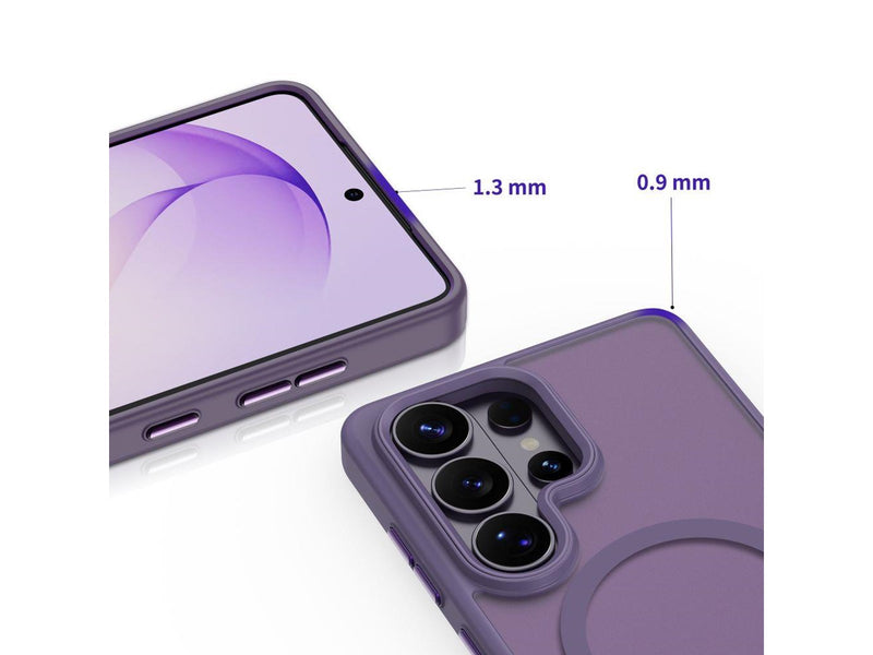 Tech-Protect Magmat MagSafe Case for Samsung Galaxy S26 Ultra - Purple Matte