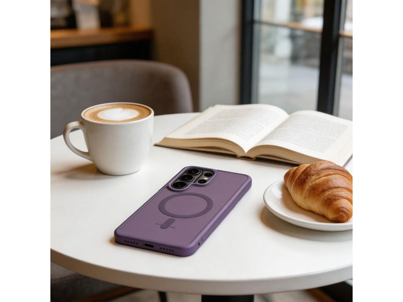 Tech-Protect Magmat MagSafe Case for Samsung Galaxy S26 Ultra - Purple Matte
