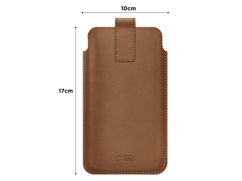 Tech-Protect SM65 case for 6.0-6.9" smartphones - brown