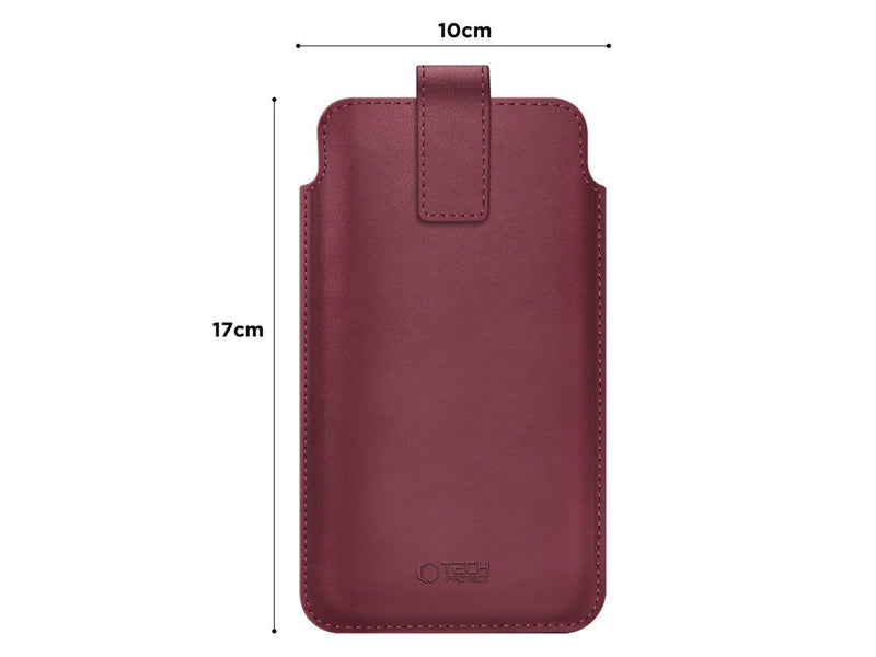 Tech-Protect  SM65 case for 6.0-6.9" smartphones - burgundy