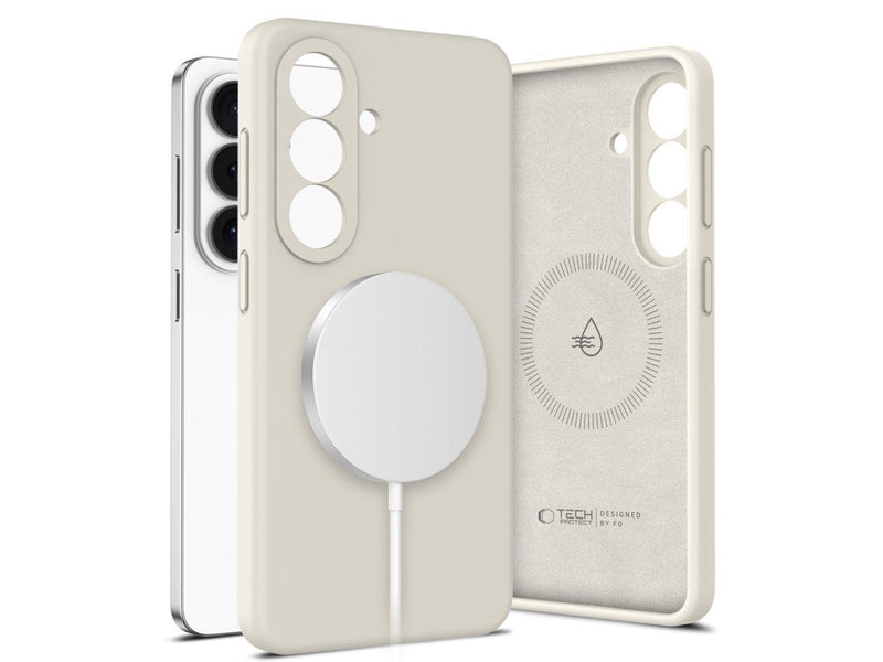 Tech-Protect  Silicone MagSafe Case for Samsung Galaxy S26+ - Beige