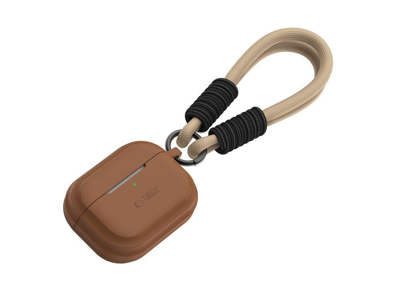 Tech-Protect Silicone Rope Case for Apple AirPods Pro 1/2 - Brown