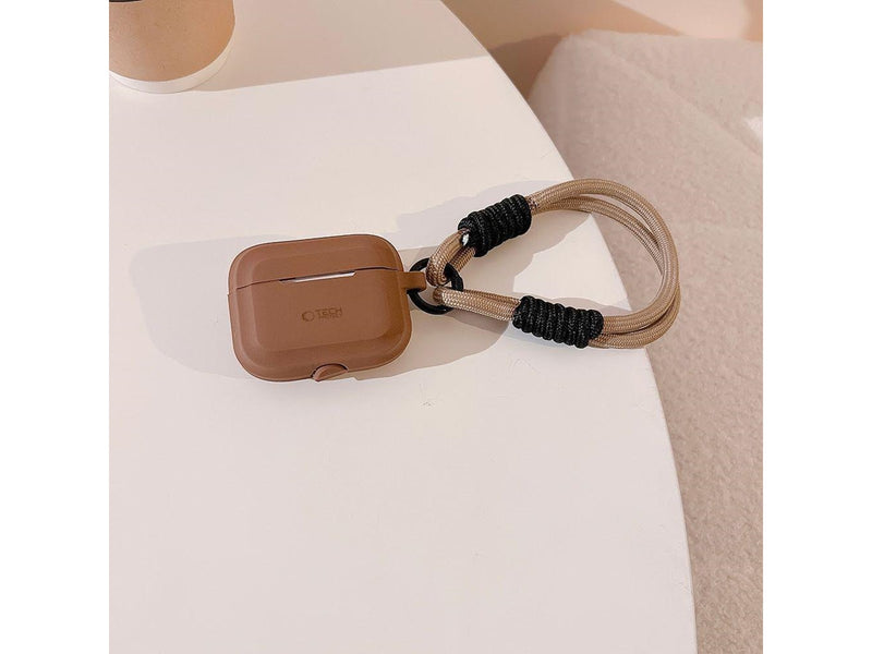 Tech-Protect Silicone Rope Case for Apple AirPods Pro 1/2 - Brown