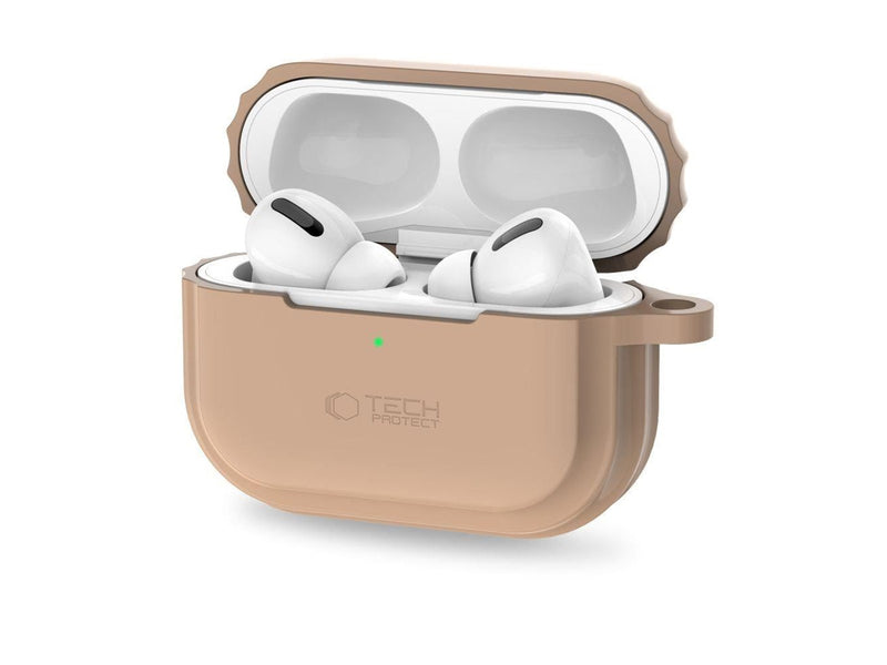Tech-Protect Silicone Rope Case for Apple AirPods Pro 1/2 - Light Brown