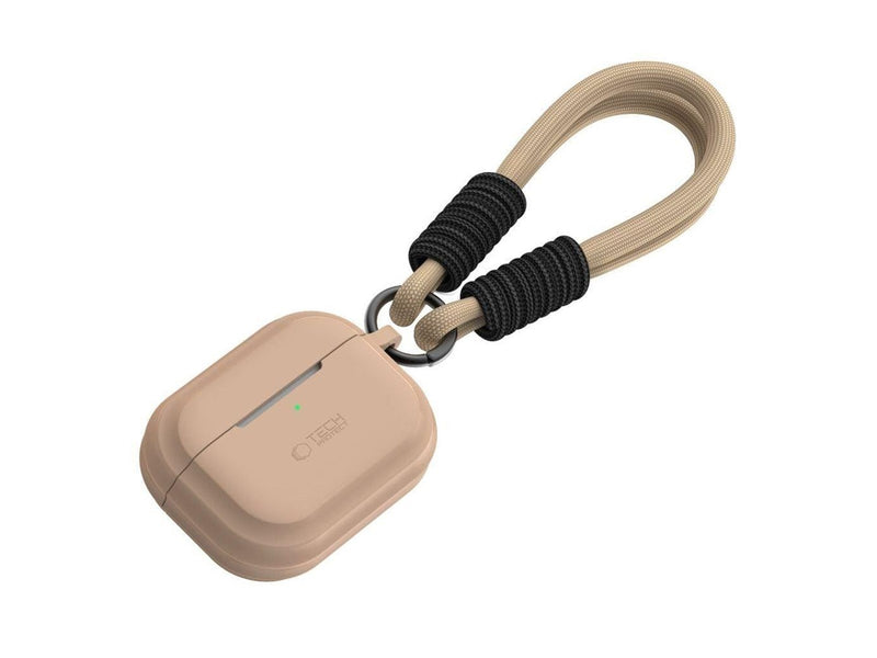 Tech-Protect Silicone Rope Case for Apple AirPods Pro 1/2 - Light Brown