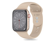 Tech-Protect Silicone Strap for Apple Watch 4 / 5 / 6 / 7 / 8 / 9 / SE (38 / 40 / 41 mm) - Brown