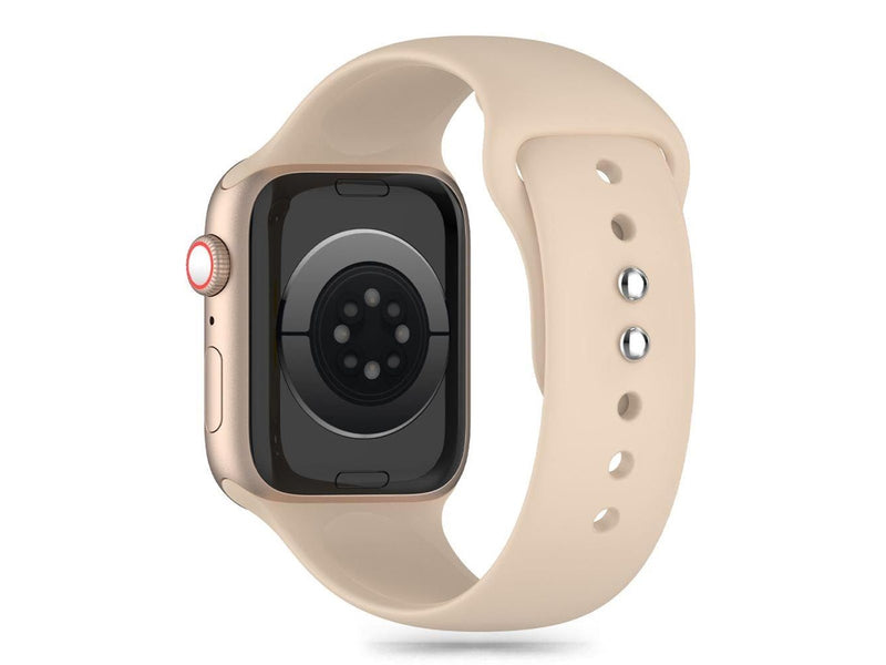 Tech-Protect Silicone Strap for Apple Watch 4 / 5 / 6 / 7 / 8 / 9 / SE (38 / 40 / 41 mm) - Brown