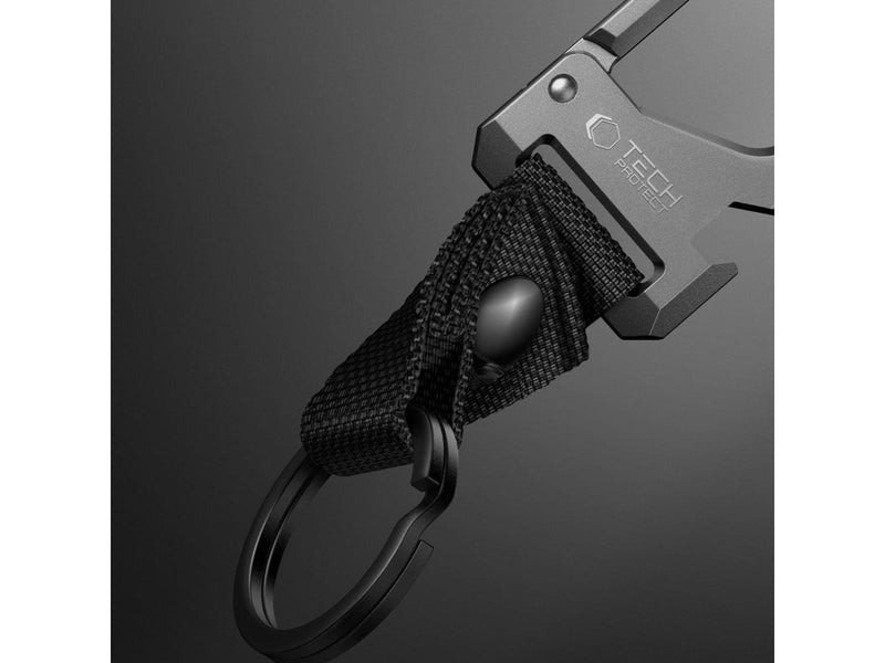 Tech-Protect  Slidelock Keychain - Black & Grey