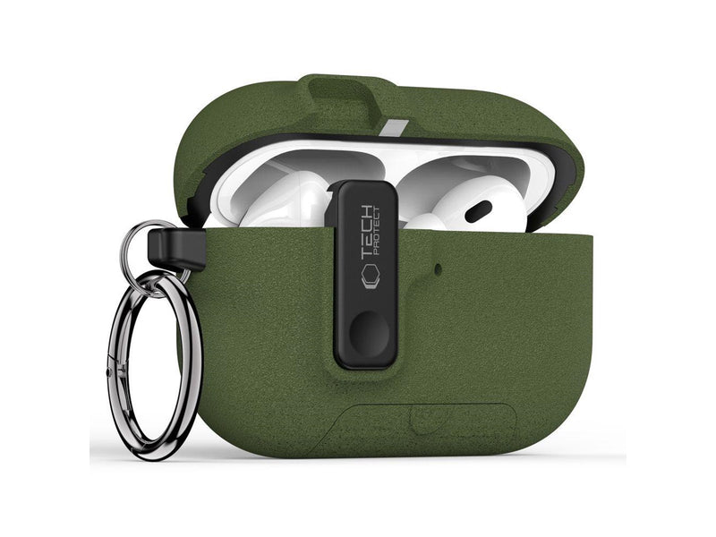 Tech-Protect  Slim Hook Case for AirPods Pro 3 - Green