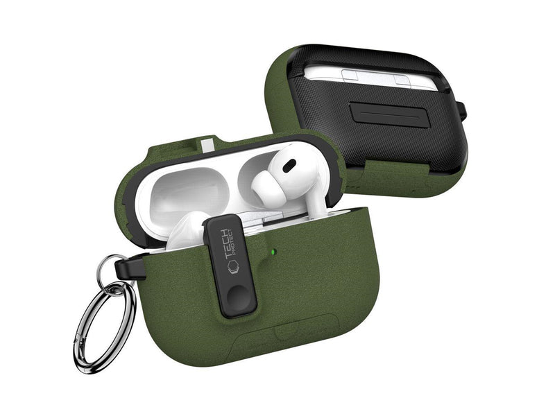 Tech-Protect  Slim Hook Case for AirPods Pro 3 - Green
