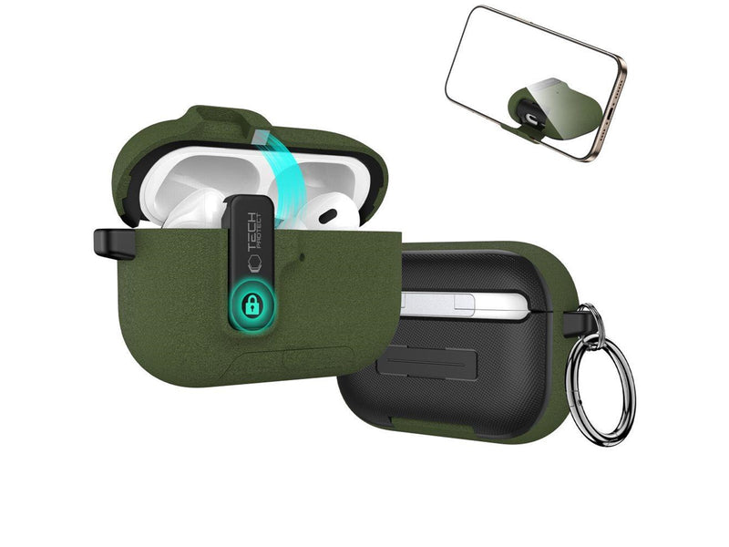 Tech-Protect  Slim Hook Case for AirPods Pro 3 - Green