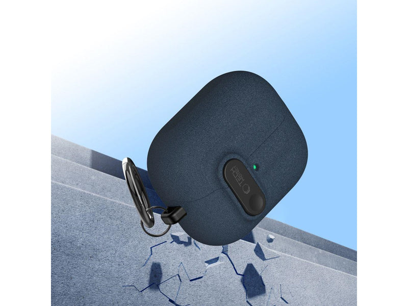 Tech-Protect Slim Hook Case for Samsung Galaxy Buds 3 / 3 FE / 3 Pro - Navy Blue