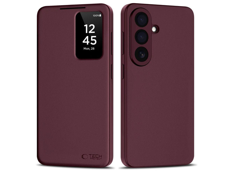 Tech-Protect  Smart Wallet Case for Samsung Galaxy A57 5G - Burgundy