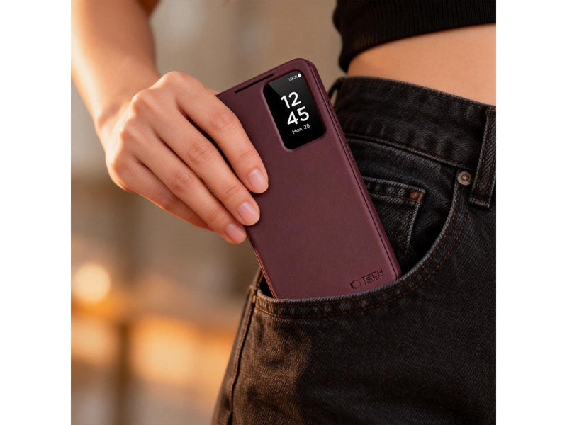 Tech-Protect  Smart Wallet Case for Samsung Galaxy A57 5G - Burgundy