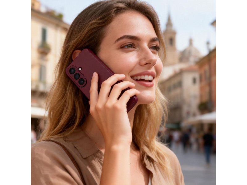 Tech-Protect  Smart Wallet Case for Samsung Galaxy A57 5G - Burgundy