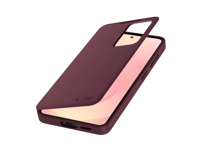 Tech-Protect Smart Wallet Case for Samsung Galaxy S26 - Burgundy