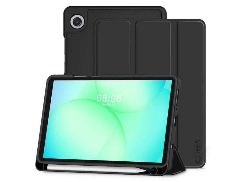 Tech-Protect SmartCase Pen Case for Samsung Galaxy Tab A9+ / A11+ Plus 11.0 X210 / X215 / X216 / X230 / X235 / X236 - Black