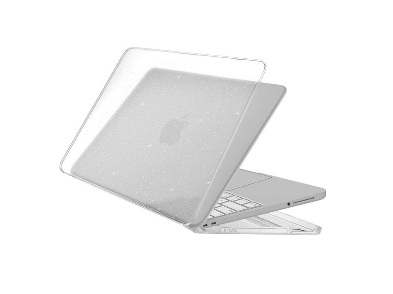 Tech-Protect SmartShell Case for MacBook Neo 13" 2026 -Transparent Glitter