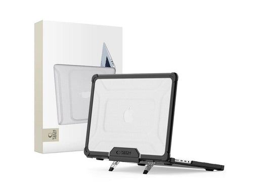 Tech-Protect  SmartShell Pro Case for Macbook Pro 14 M1 / M2 / M3 / M4 / M5 2021-2025 - Black and Clear