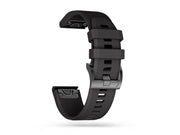 Tech-Protect Smooth Strap for Garmin Fenix 3 / 5X / 3HR / 5X Plus / 6X / 6X Pro / 7X - Black