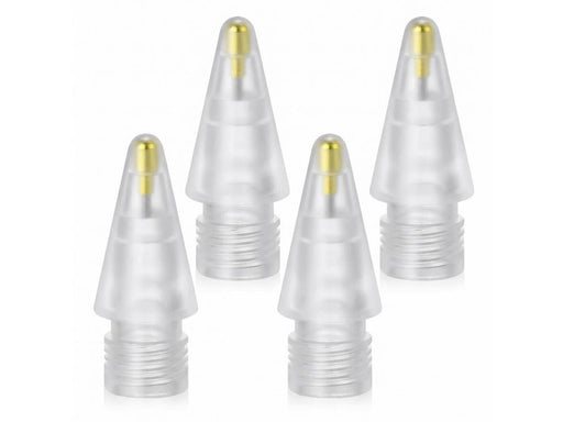 Tech-Protect Stylus Tips 4-Pack Interchangeable Tips for Apple Pencil - Transparent