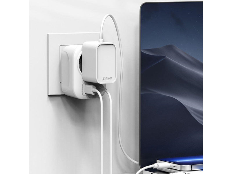 Tech-Protect TA100 US Adapter - White