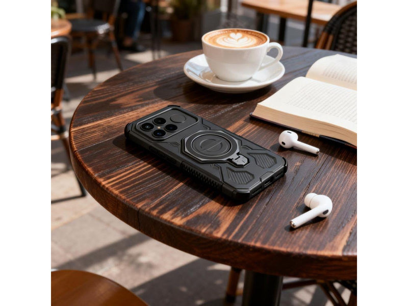 Tech-Protect TacticStand MagSafe Case for Xiaomi Poco F8 Ultra - Black