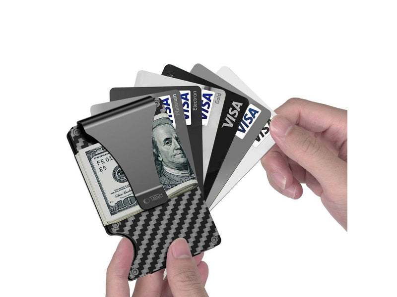 Tech-Protect  Thorn RFID Carbon Wallet - Black