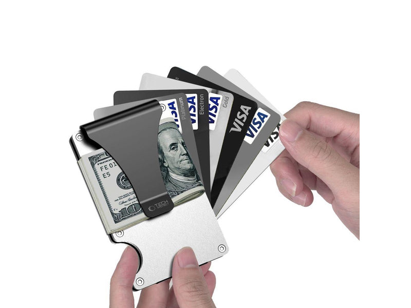 Tech-Protect Thorn RFID Wallet - Silver
