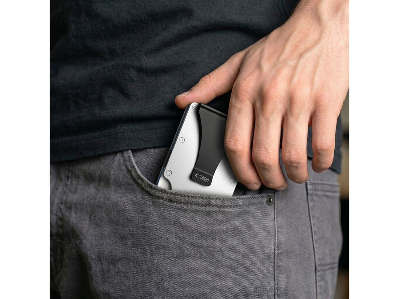 Tech-Protect Thorn RFID Wallet - Silver