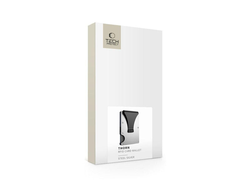 Tech-Protect Thorn RFID Wallet - Silver