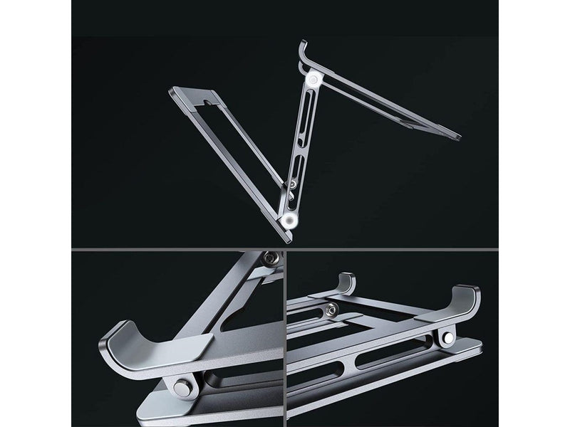 Tech-Protect  ULS400 Universal Fold-Out Stand for Laptop up to 17" - Silver