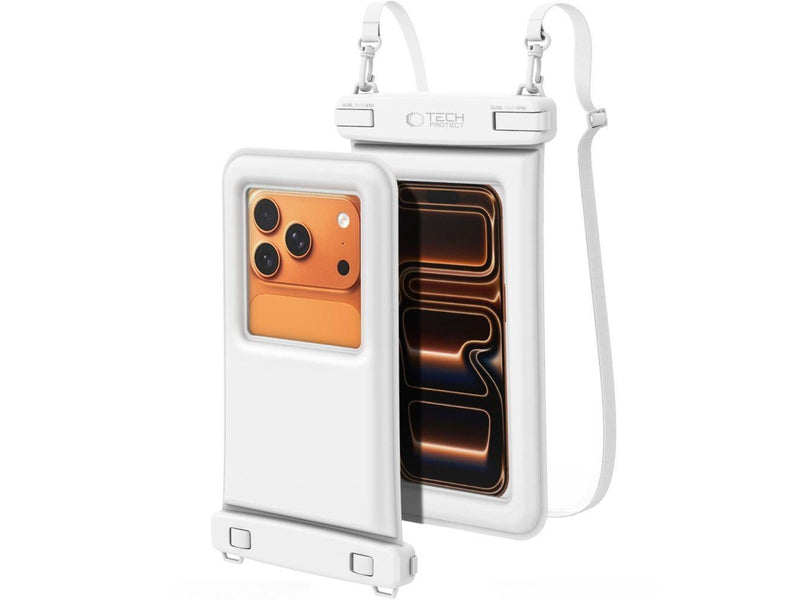 Tech-Protect UWC7 6.9" Waterproof Case - White