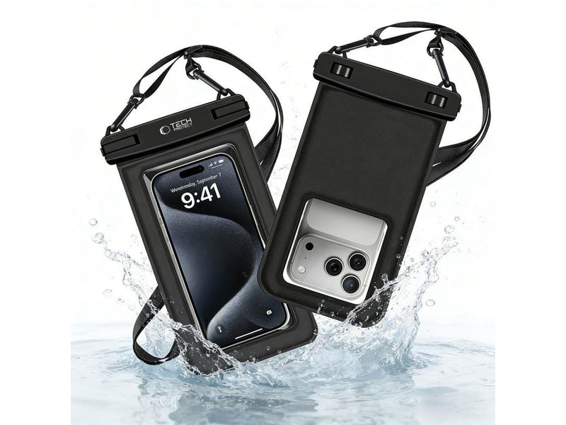 Tech-Protect UWC7 Waterproof Case 6.9" - Black