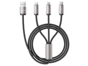 Tech-Protect UltraBoost 3in1 USB-A - Lightning / USB-C / micro USB 3.5A 1m - Grey