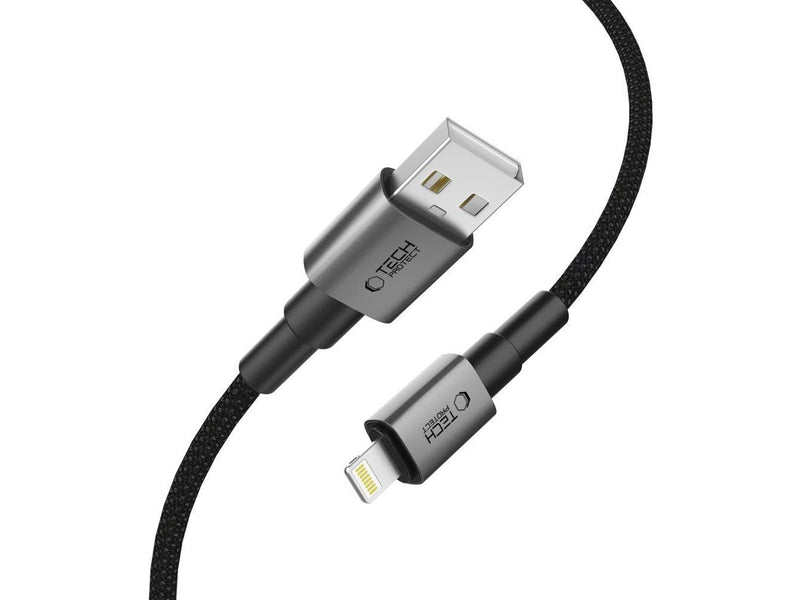 Tech-Protect UltraBoost DNA USB-A / Lightning 15W/2.4A 100 cm Cable - Grey