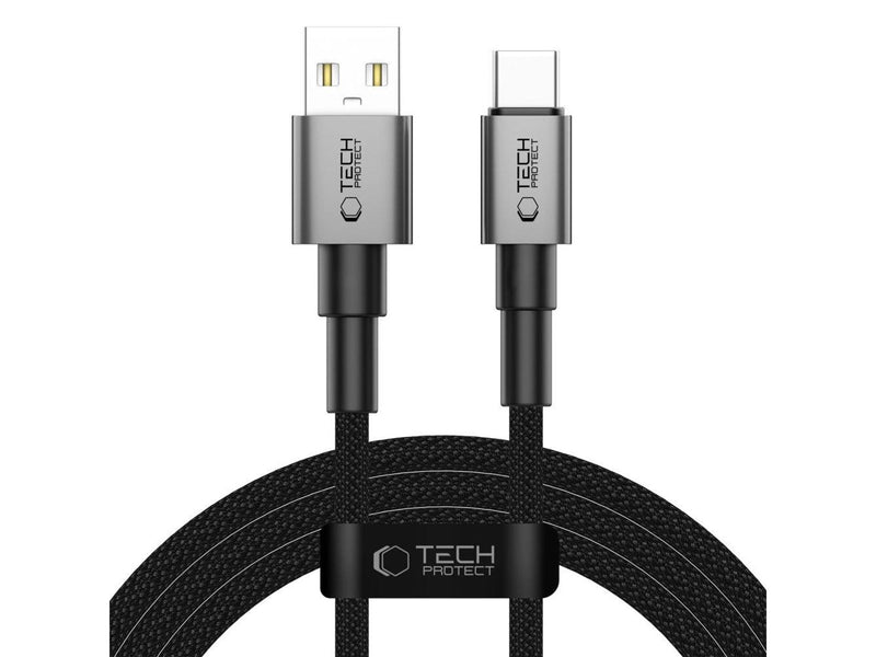 Tech-Protect UltraBoost DNA USB-A / USB-C 15W/3A 200 cm Cable - Grey