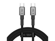 Tech-Protect  UltraBoost DNA USB-C PD60W/3A 100 cm Cable - Grey