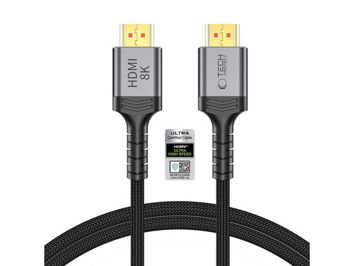 Tech-Protect UltraBoost HDMI 2.1 4K 120HZ / 8K 60HZ 100cm Cable - Black