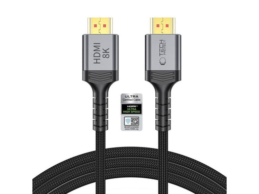 Tech-Protect  UltraBoost HDMI 2.1 4K 120HZ / 8K 60HZ 200cm Cable - Black