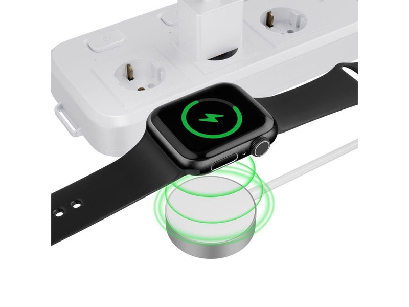 Tech-Protect UltraBoost Inductive Magnetic Charger with USB-A Connector for Apple Watch 1.2m - White