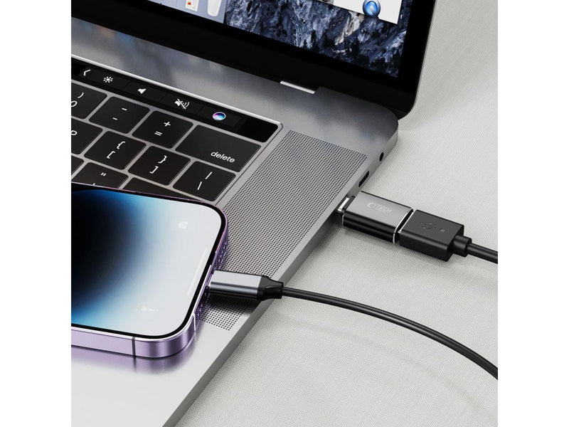 Tech-Protect UltraBoost Lightning (Male) / USB-A ( USB-Hubs - 1 - Schwarz