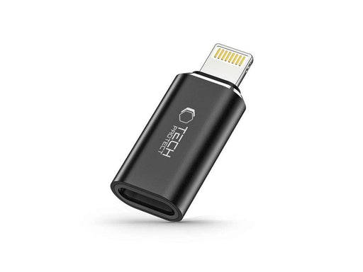 Tech-Protect UltraBoost Lightning (Male) / USB-C (Female) Adapter - Black USB-Hubs - 1 - Schwarz
