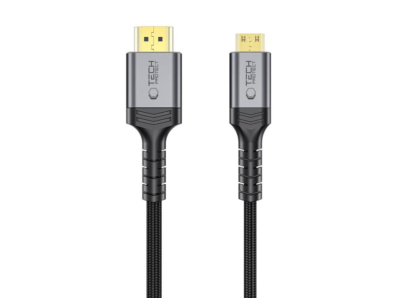 Tech-Protect  UltraBoost Mini HDMI to HDMI 2.1 8K 60HZ 200cm Cable - Black