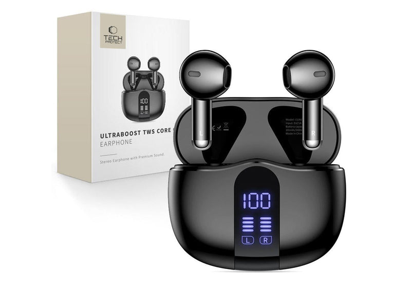 Tech-Protect UltraBoost TWS Core G2 Headphones - Black