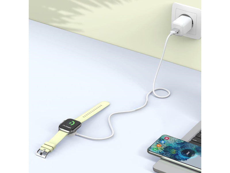 Tech-Protect  UltraBoost USB-C Inductive Charger for Apple Watch 1m - White