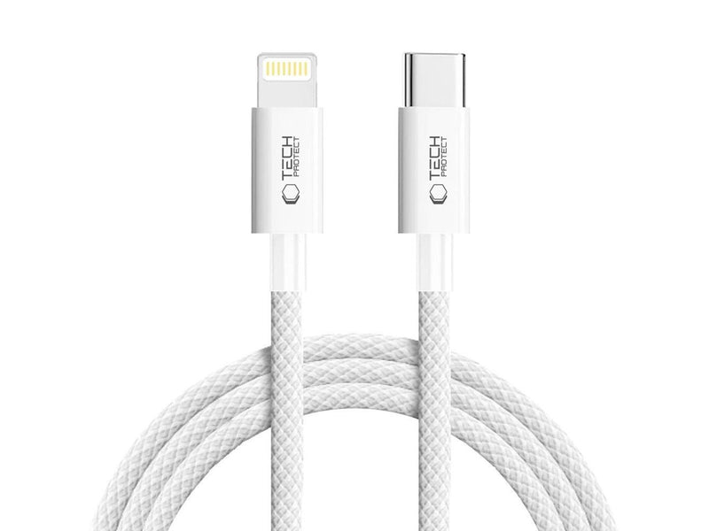 Tech-Protect UltraBoost USB-C / Lightning PD27W/3A Cable 200 cm - Grey