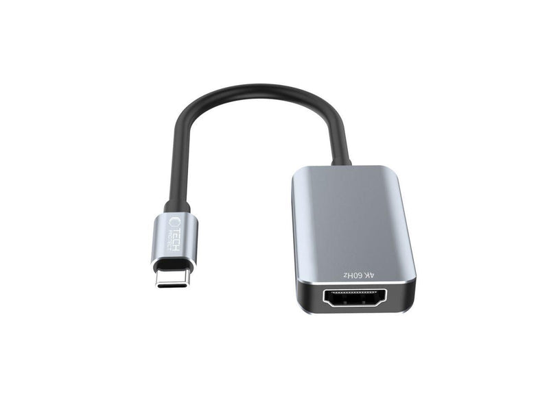 Tech-Protect UltraBoost USB-C (Male) / HDMI (Female) 4K 60Hz Adapter - Black USB-Hubs - 1 - Schwarz