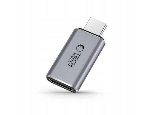 Tech-Protect UltraBoost USB-C (Male) / Lightning (Female) Adapter - Grey USB-Hubs - USB 3.0 - 1 - Grau